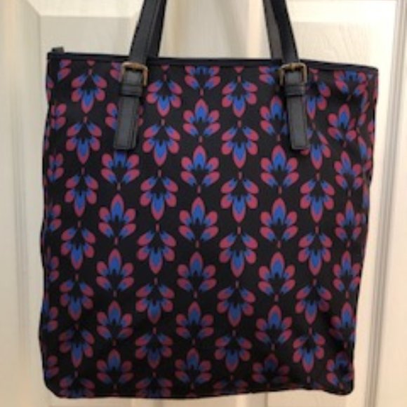 Talbot's Printed Nylon Tote- Medium Like New - Picture 6 of 6